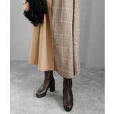 チャンキーヒール厚底ミドルブーツ 9cmヒール minia | minia | 詳細画像28 