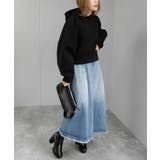 チャンキーヒール厚底ミドルブーツ 9cmヒール minia | minia | 詳細画像43 