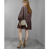 チャンキーヒール厚底ミドルブーツ 9cmヒール minia | minia | 詳細画像46 