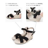 ジュートウェッジクロスサンダル 6cmヒール minia | minia | 詳細画像4