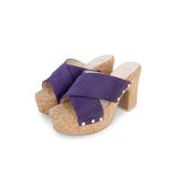 パープル | 厚底コルクミュール 9cmヒール minia | minia