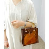 バンブーハンドルのクリアミニショルダー ハンドバッグ2WAY minia | minia | 詳細画像47