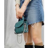 ボールチェーンのフラップミニショルダー ハンドバッグ2WAY minia | minia | 詳細画像12 