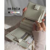 ゴールド | スマホが入るお財布ショルダー | minia
