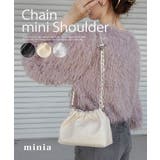 アイボリー | チェーンミニショルダー バッグ ショルダーバッグ | minia