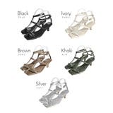 Tストラップナローサンダル 6cmヒール minia | minia | 詳細画像3