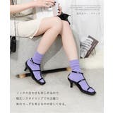 Tストラップナローサンダル 6cmヒール minia | minia | 詳細画像7