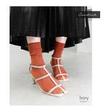 Tストラップナローサンダル 6cmヒール minia | minia | 詳細画像11