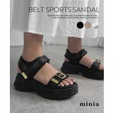ベルトスポサン 厚底サンダル minia | minia | 詳細画像1