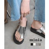 フットベットトングサンダル minia 厚底サンダル | minia | 詳細画像1 