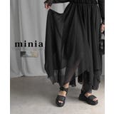 ブラック | ラメスポサン minia 厚底スポーツサンダル | minia