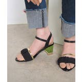 クリアヒールギャザーサンダル 5cmヒール minia | minia | 詳細画像10 