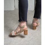 クリアヒールギャザーサンダル 5cmヒール minia | minia | 詳細画像12 