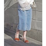 クリアヒールギャザーサンダル 5cmヒール minia | minia | 詳細画像15 