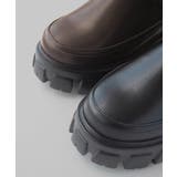 伸縮リブニットで足首きゅ！厚底ニットブーツ 厚底ブーツ minia | minia | 詳細画像11 