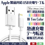 Aleh Te’enah（アレテーナ） | 充電ケーブル Lightning ライトニングケーブル MFi認証品 Apple純正品質 急速充電 データ転送 最新iOS対応 10色 カラフル 断線防止 iPhone iPad iPod 対応 1m 2m