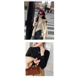 リブニット トップス レディース ハイネック 袖口ファー 長袖 ベーシック | Aleh Te’enah | 詳細画像4 