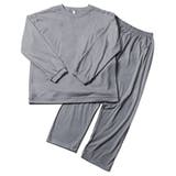 グレー | レディース スウェット上下セット 長袖トップス+ロングパンツ | Aleh Te’enah