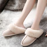 ルームスリッパ レディース ファー付き 室内履き 冬用 あったか スリッパ | Aleh Te’enah | 詳細画像12 