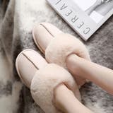 ルームスリッパ レディース ファー付き 室内履き 冬用 あったか スリッパ | Aleh Te’enah | 詳細画像13 