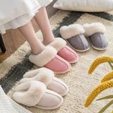 ルームスリッパ レディース ファー付き 室内履き 冬用 あったか スリッパ | Aleh Te’enah | 詳細画像16 