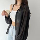 ブラック | UVカット シアーシャツ レディース | Aleh Te’enah