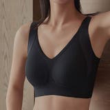 ブラック | ノンワイヤーブラ レディース ブラジャー | Aleh Te’enah