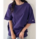 ダークパープル | Champion / 半袖Tシャツ | Outfitter lab