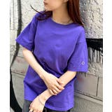 パープル | Champion / 半袖Tシャツ | Outfitter lab