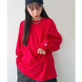 レッド | Champion / 長袖Tシャツ | Outfitter lab