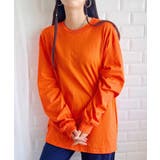 オレンジ | 【GILDAN】ギルダン ロングスリーブ ビッグシルエット ロンT | Outfitter lab