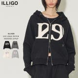 ILLIGO(イリゴ)/129 LOGO PATCH HOODED ZIPUP | Outfitter lab | 詳細画像1 
