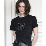 ブラック | ROCKCAKE(ロックケーキ)/Square Logo Denim Top | Outfitter lab