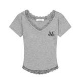MUCENT(ムセント)/SUNNIOR LACE V-NECK HALF T | Outfitter lab | 詳細画像12