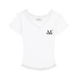 MUCENT(ムセント)/SUNNIOR LACE V-NECK HALF T | Outfitter lab | 詳細画像5