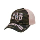グリーン系カモフラージュ | HOODHOOD(フッドフッド)/888 Mesh Trucker Cap | Outfitter lab