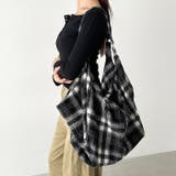 大容量チェックショルダーバッグ | Outfitter lab | 詳細画像11 