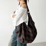 大容量チェックショルダーバッグ | Outfitter lab | 詳細画像21 