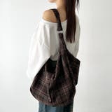 大容量チェックショルダーバッグ | Outfitter lab | 詳細画像22 