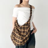 大容量チェックショルダーバッグ | Outfitter lab | 詳細画像8 