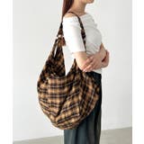 イエロー | 大容量チェックショルダーバッグ | Outfitter lab