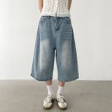 デニムハーフワイドパンツ | Outfitter lab | 詳細画像11