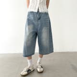 デニムハーフワイドパンツ | Outfitter lab | 詳細画像12