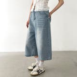 デニムハーフワイドパンツ | Outfitter lab | 詳細画像13