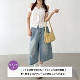 デニムハーフワイドパンツ | Outfitter lab | 詳細画像4