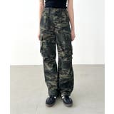 カーキ | 迷彩柄ミリタリーカーゴパンツ | Outfitter lab