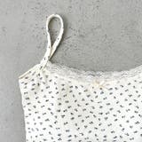 カップ付き小花柄レースキャミソール | Outfitter lab | 詳細画像18 