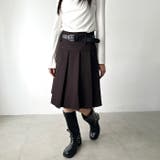 ミディ丈プリーツスカート | Outfitter lab | 詳細画像26