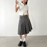 ミディ丈プリーツスカート | Outfitter lab | 詳細画像9