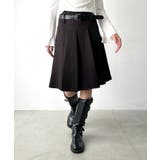 ブラウン | ミディ丈プリーツスカート | Outfitter lab